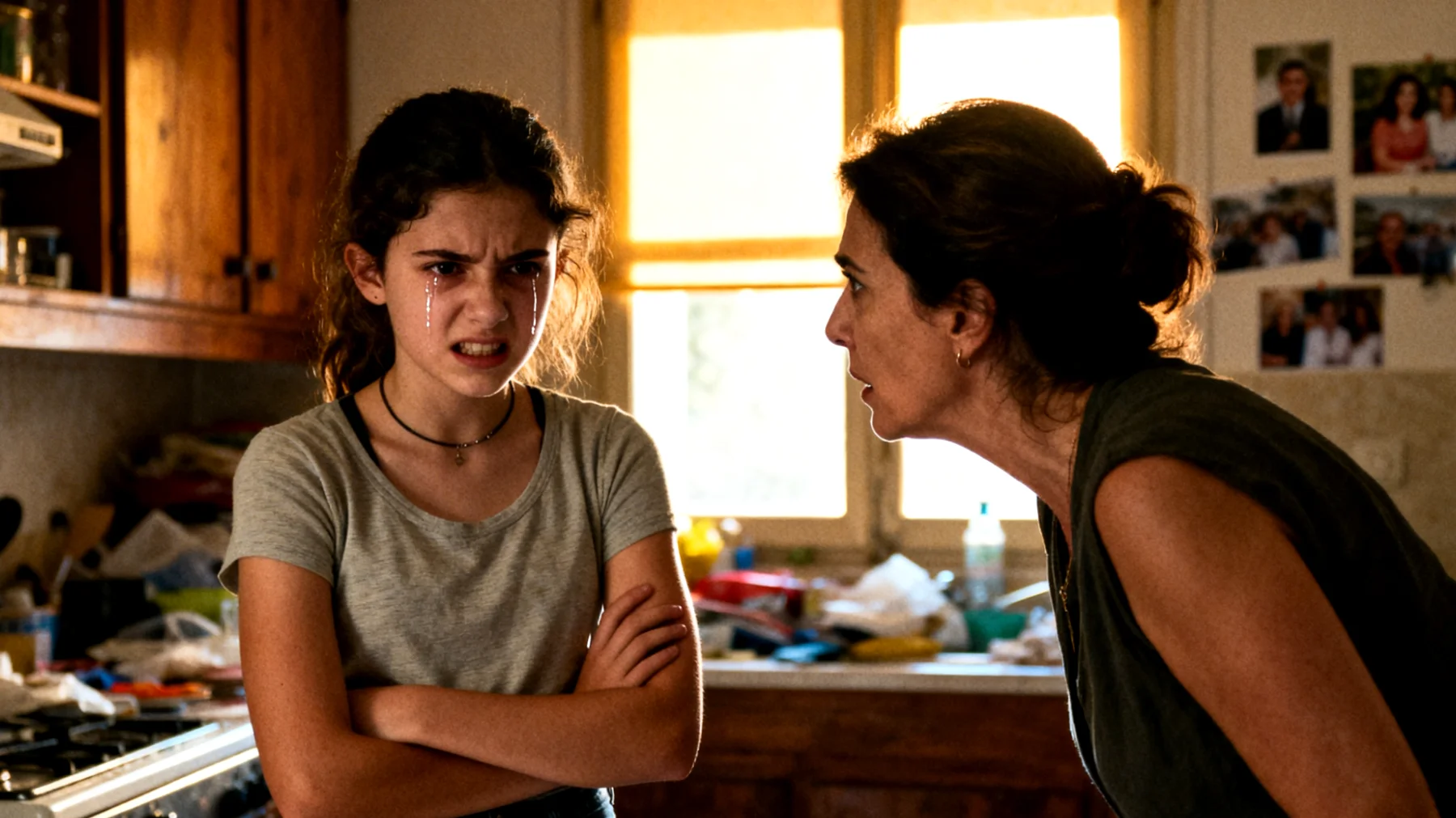Una mamma fatica a gestire le intense esplosioni emotive della figlia adolescente, che alterna momenti di rabbia improvvisa a crisi di pianto, rendendo difficile il dialogo e creando un clima di tensione costante in casa."